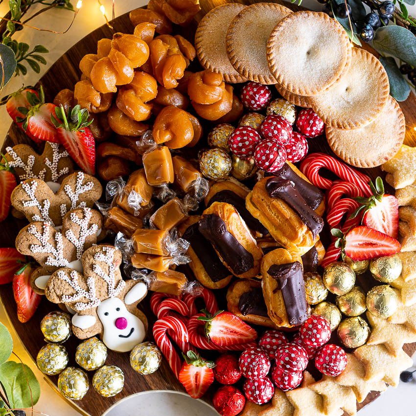 Easy holiday dessert board - Simply Delicious