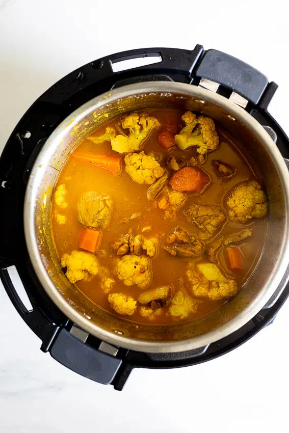 Instant Pot Braised Coconut Chicken