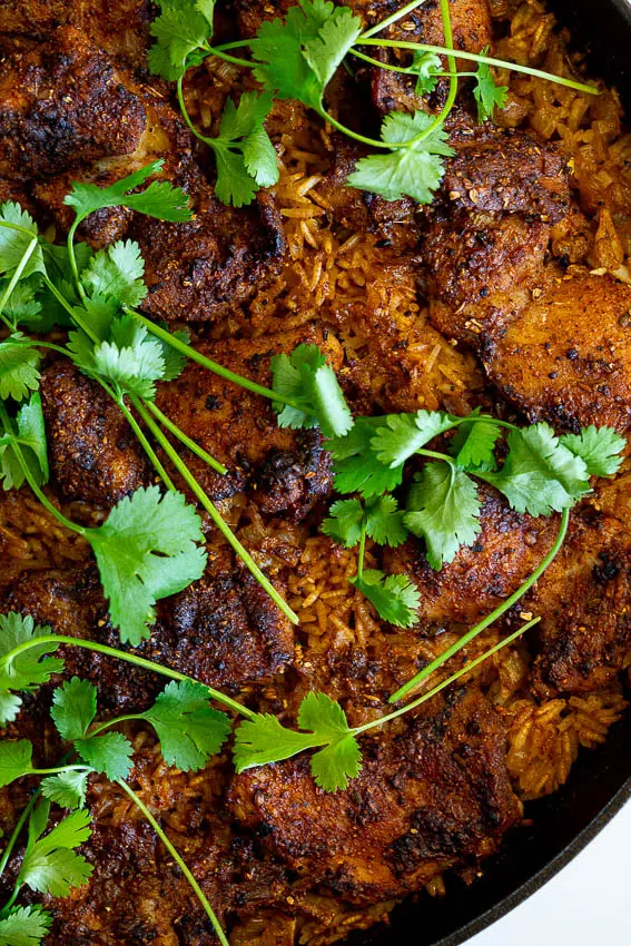 One pan Curried Chicken and Rice Casserole