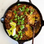 One pan curried chicken and rice casserole