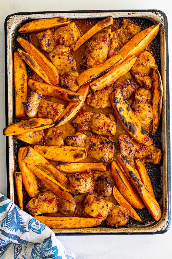 Sweet Chilli Sheet Pan Chicken