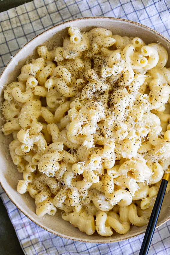Cacio e Pepe Stovetop Mac and Cheese