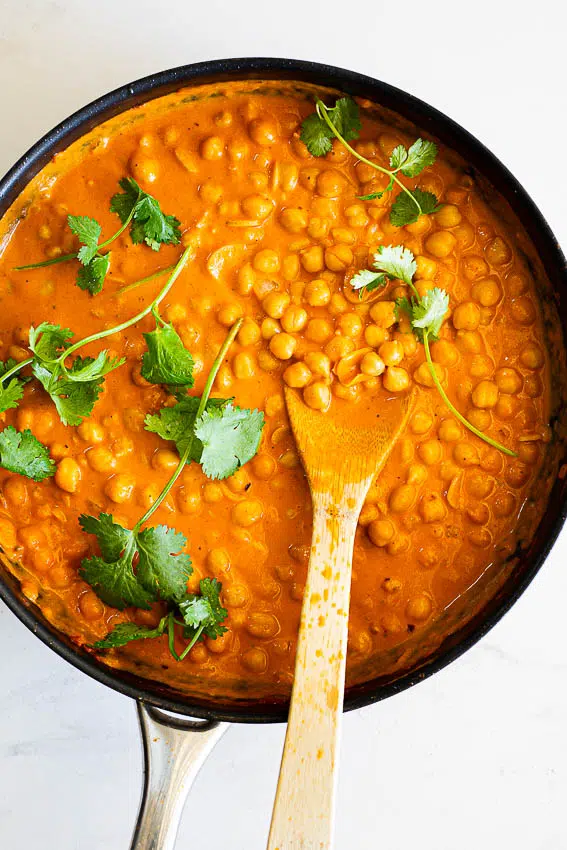 Butter chickpea curry
