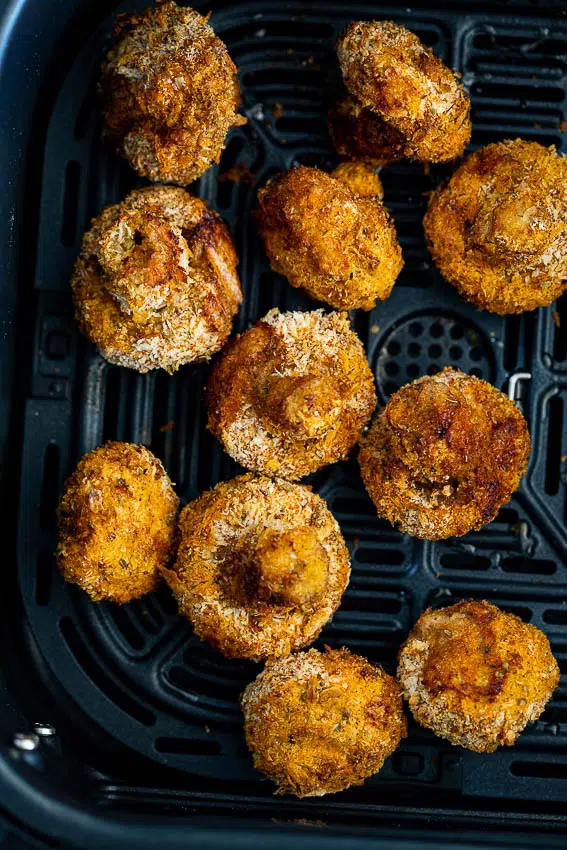 Crumbed Air Fried Mushrooms
