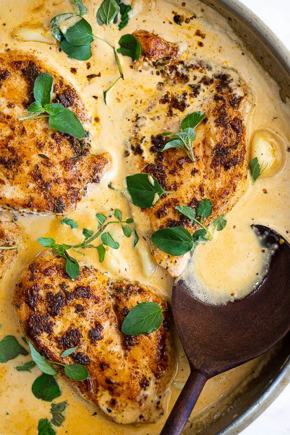 Creamy garlic chicken