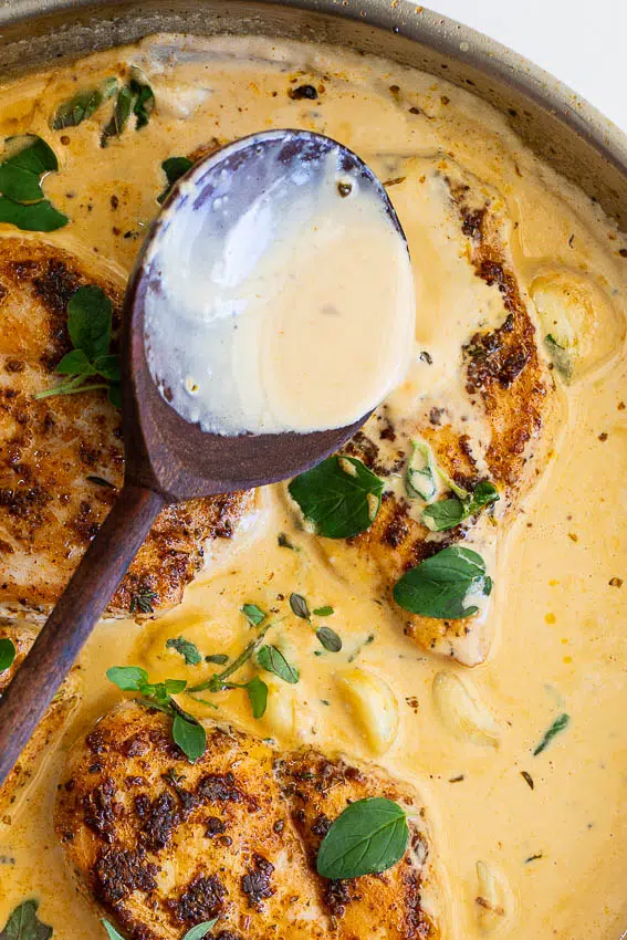 Creamy garlic chicken