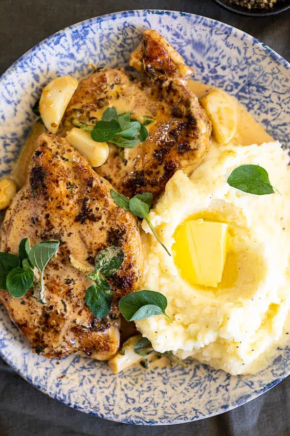 Creamy garlic chicken