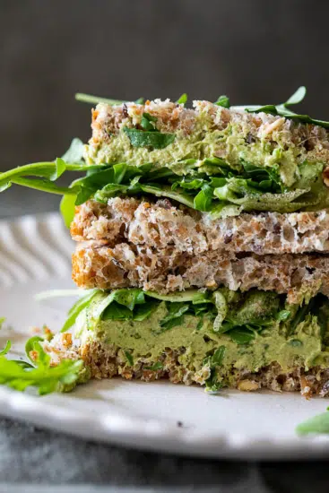 Green goddess tuna sandwich