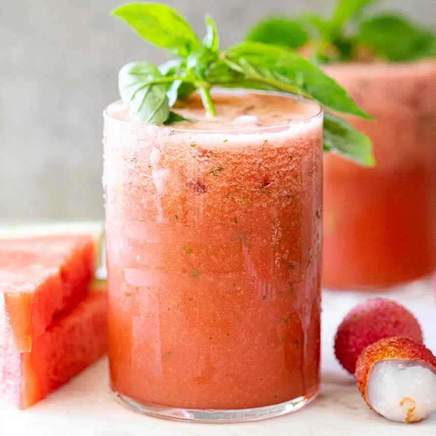 Lychee watermelon mocktail