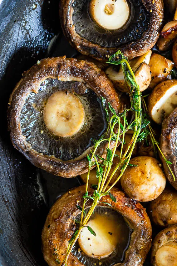 Garlic butter mushrooms