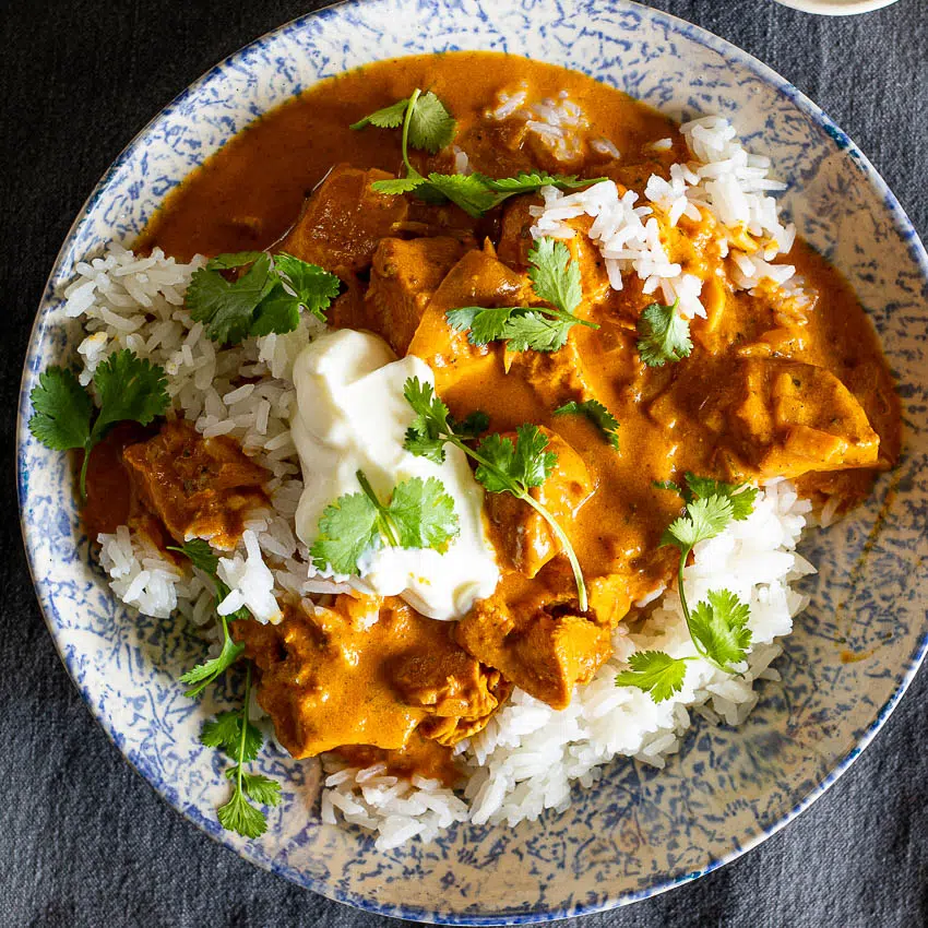 Slow cooker butter chicken