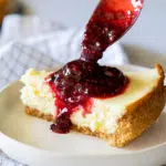 Air fryer cheesecake