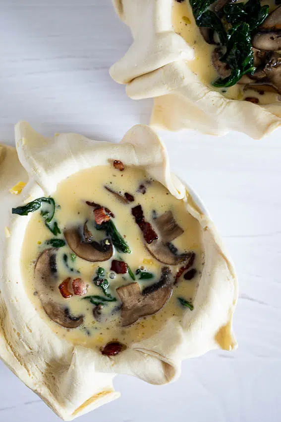 Easy Puff Pastry Breakfast Quiche