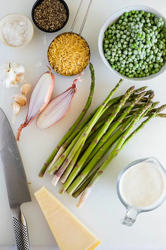 Easy Spring Vegetable Chicken Orzo