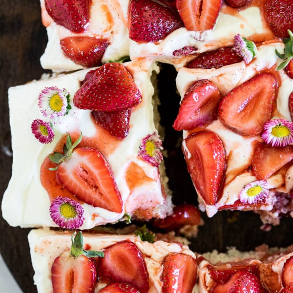 Strawberry Cream Cake Simply Delicious