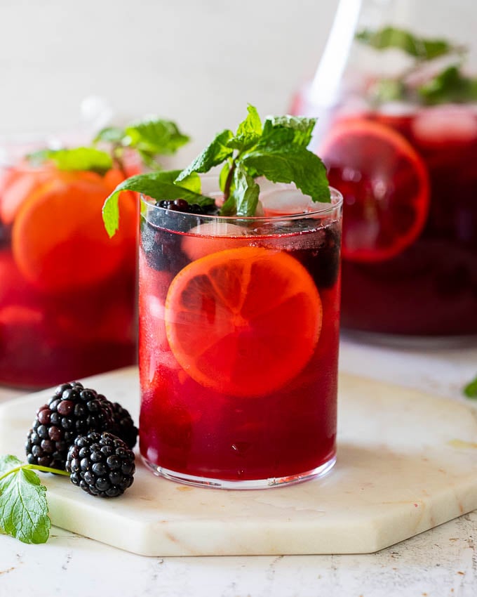 Blackberry lemonade