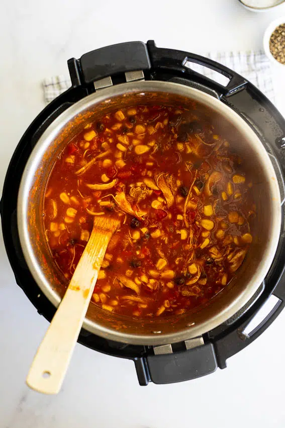 Instant Pot Chicken Tortilla Soup