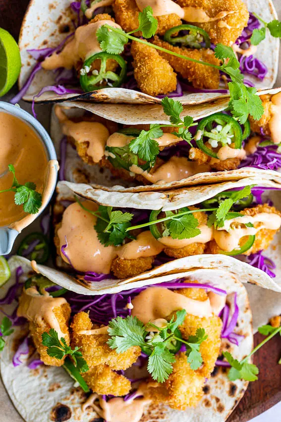 Bang Bang Chicken Tacos