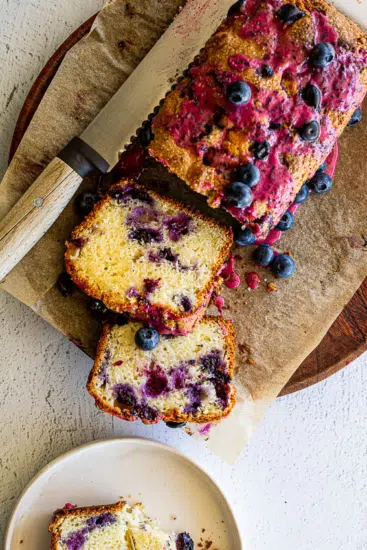 Lemon blueberry bread