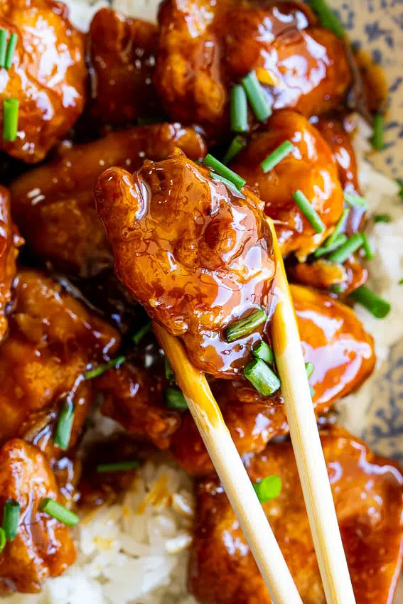 Air fryer orange chicken