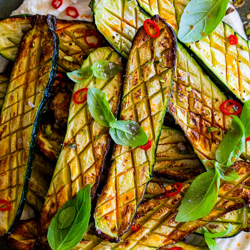 Air fryer zucchini