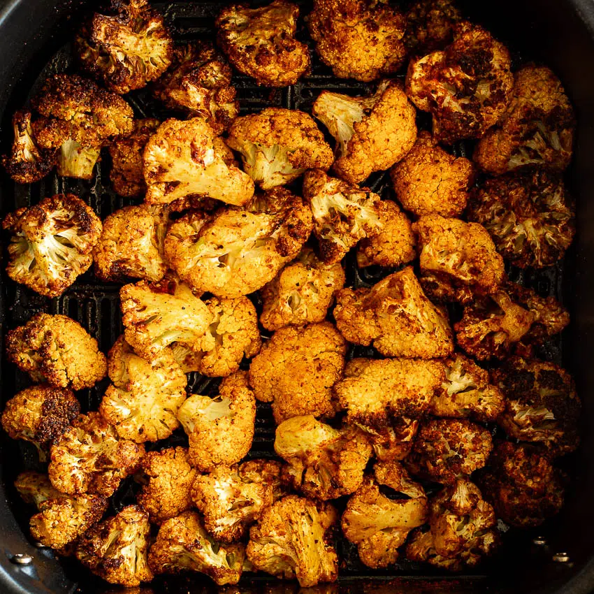 Crispy air fryer cauliflower