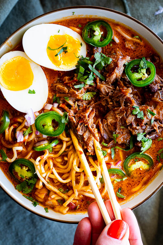 Instant Pot Birria Ramen - Simply Delicious