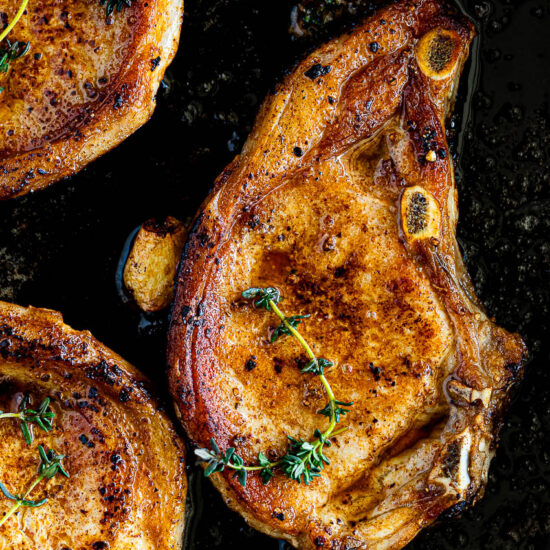 Pan Seared Pork Chops - Simply Delicious