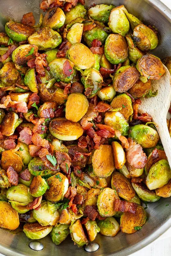 Brussels sprouts with bacon