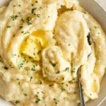 Cheesy mashed potatoes