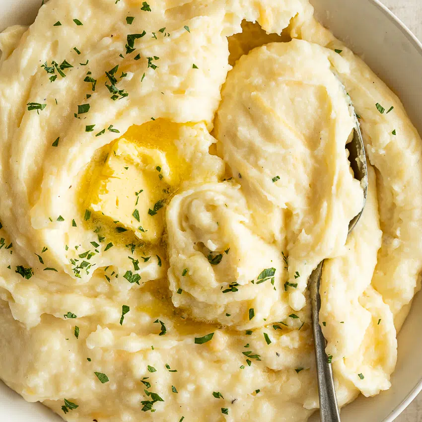 Cheesy mashed potatoes