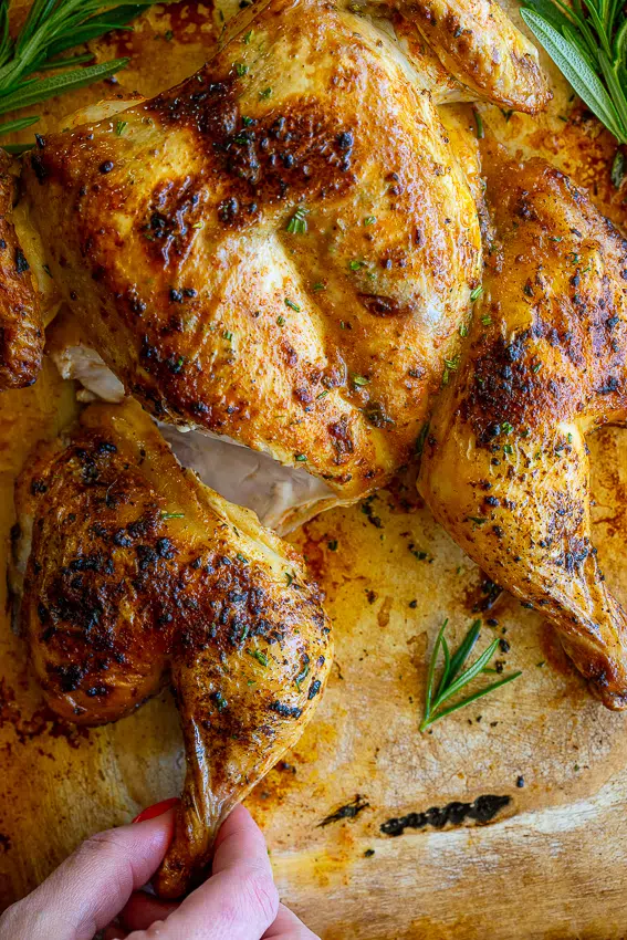 Easy Spatchcock Chicken