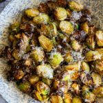 Garlic Parmesan Air Fryer Brussels Sprouts