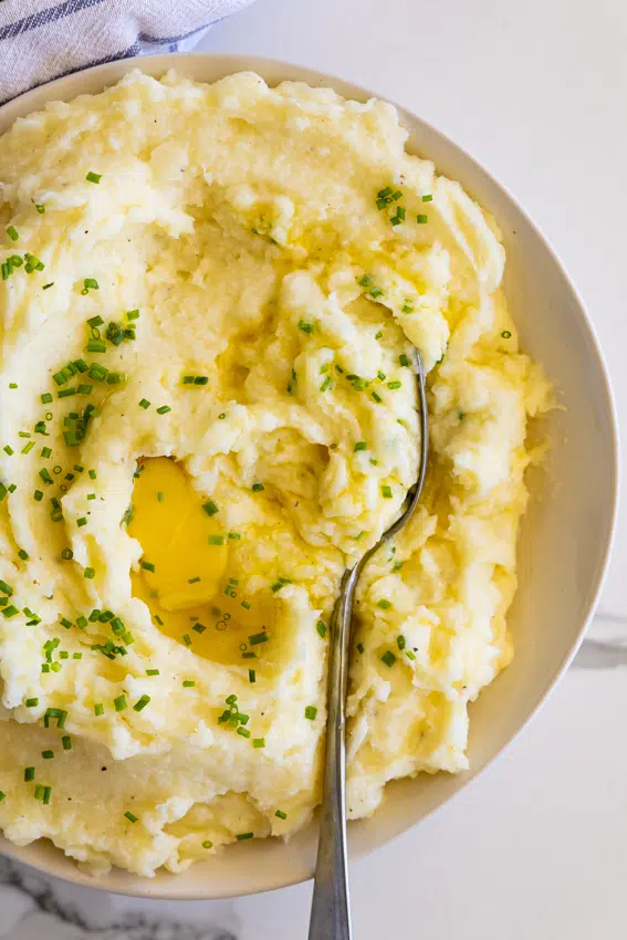 Garlic Parmesan Mashed Potatoes