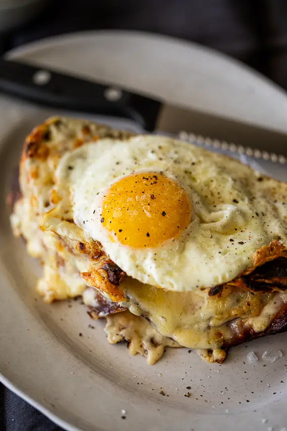 Croque Madame French Sandwich