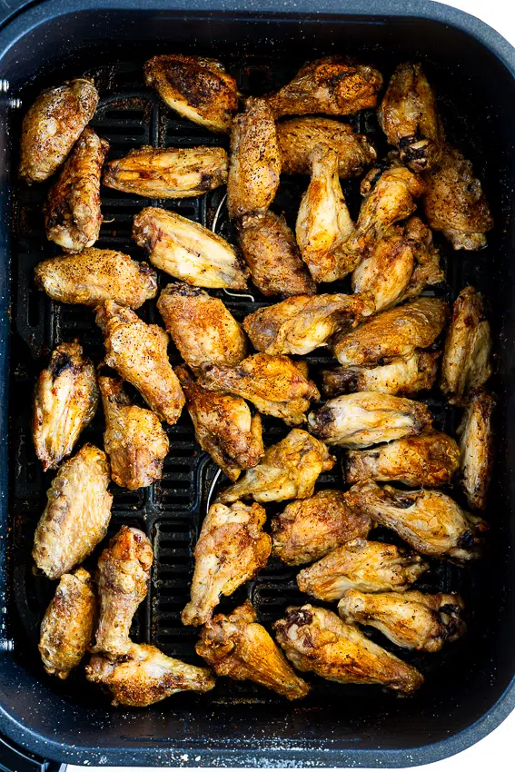 Air fryer frozen chicken wings