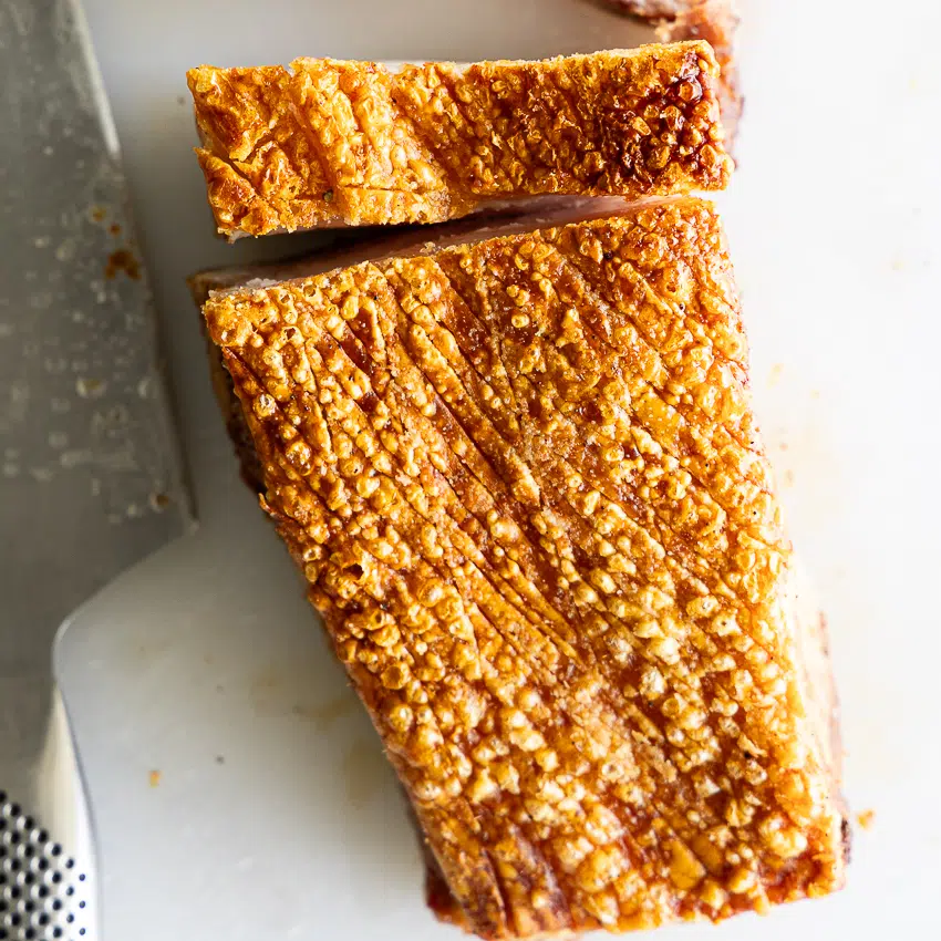 Air fryer pork belly