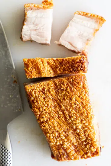 Air fryer pork belly