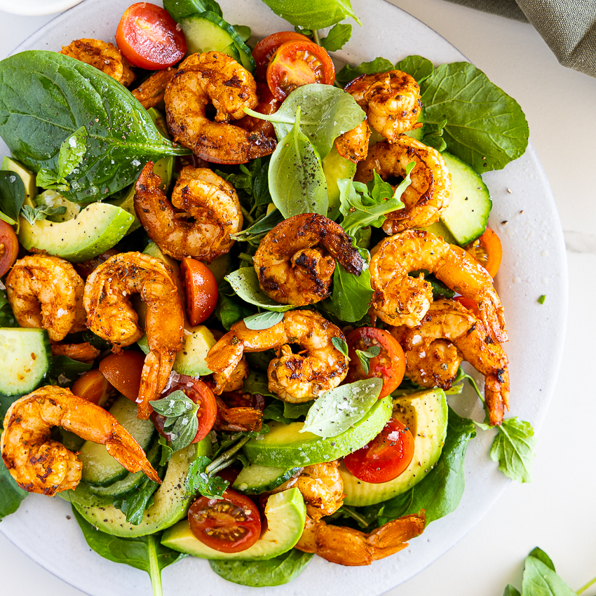 Grilled Shrimp Salad