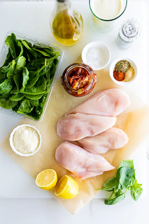 Ingredients for Marry me chicken