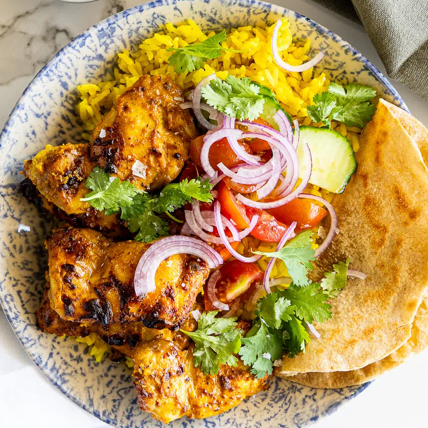 Air fryer tandoori chicken