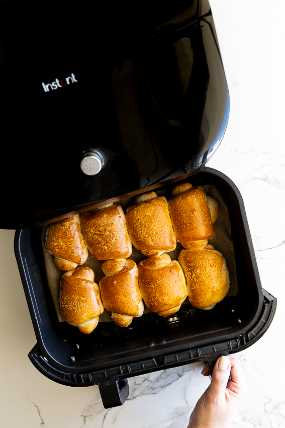 Air Fryer Crusty Rolls