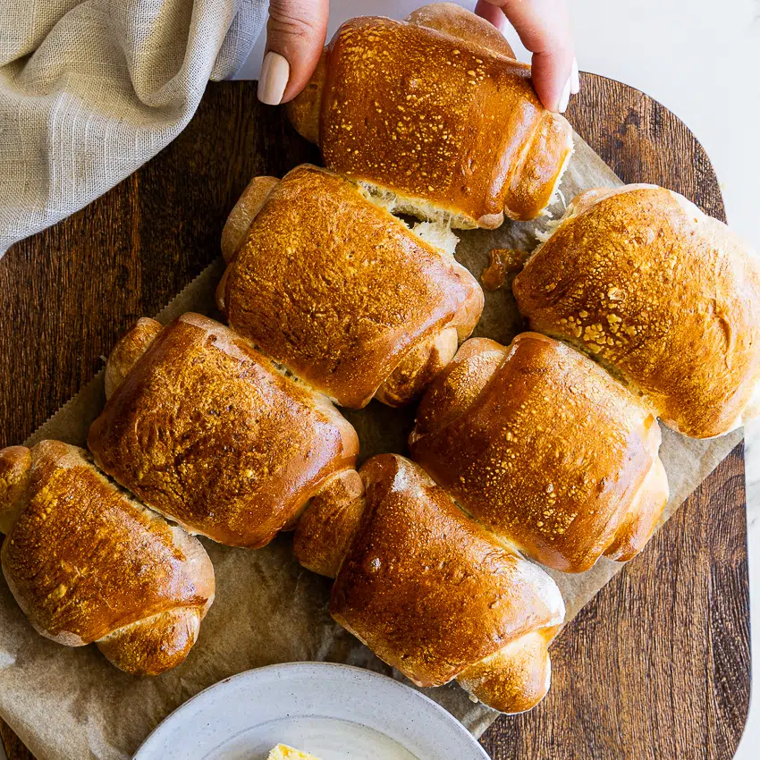 Air Fryer Crusty Rolls