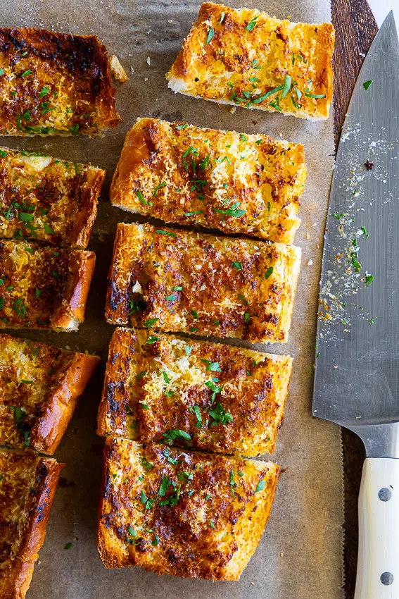 Air Fryer Garlic Bread