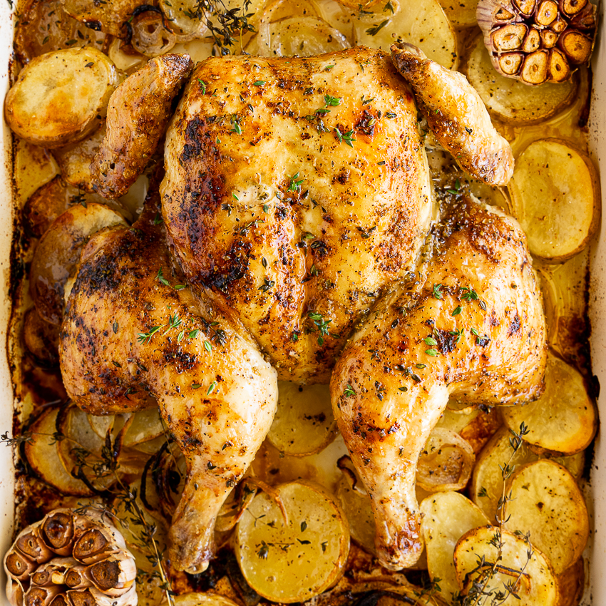Oven Roasted Whole Chicken