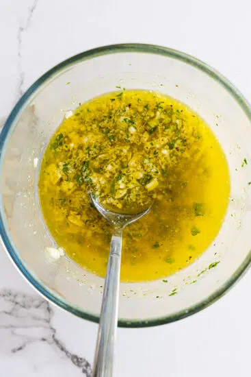 Garlic parmesan butter sauce