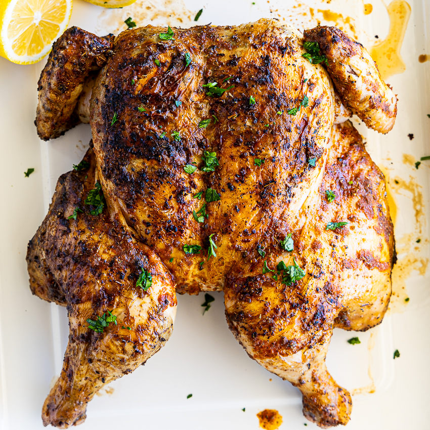 Grilled Spatchcock Chicken