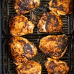 Air fried chicken thighs