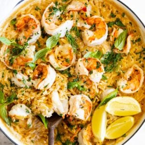 Easy One Pan Shrimp and Orzo - 41