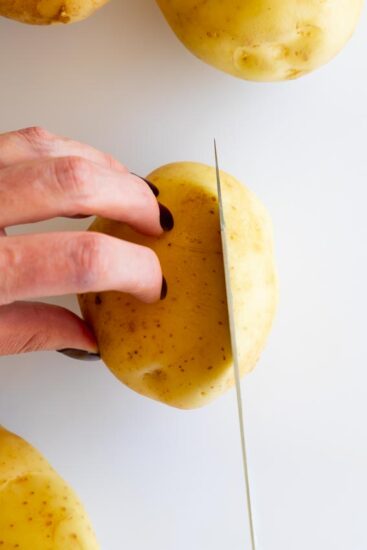 How to cut French fries